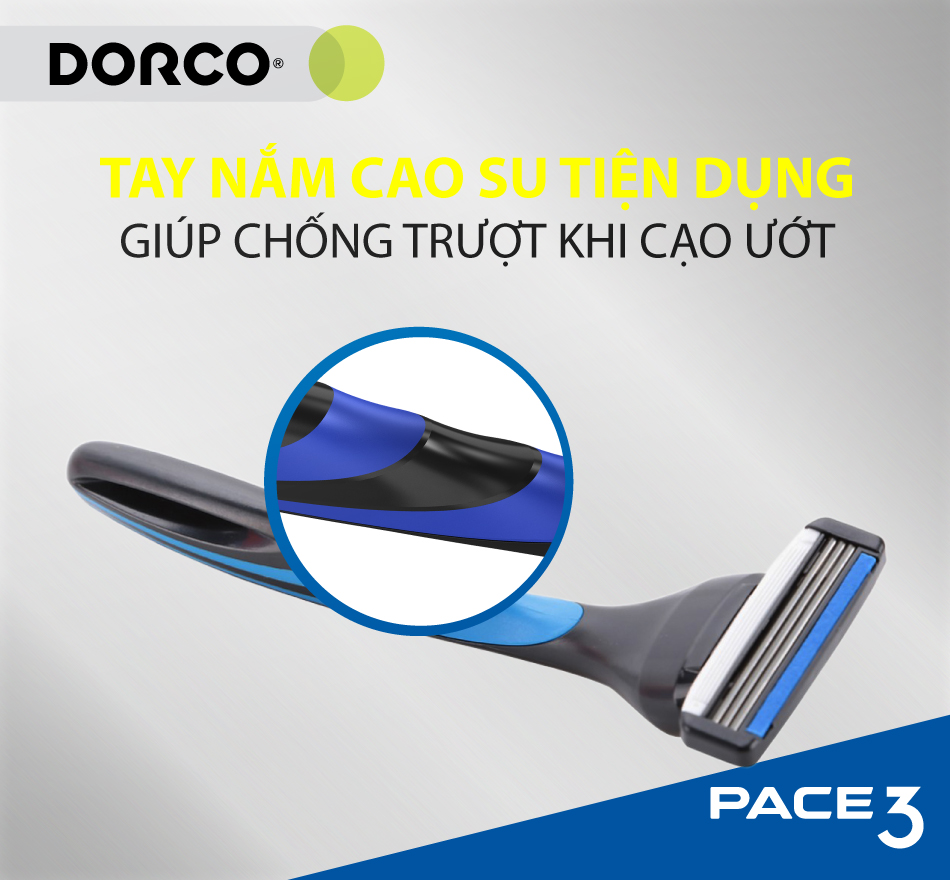 Dao Cạo Râu 3 Lưỡi Dorco Pace 3 TRA 4001-B