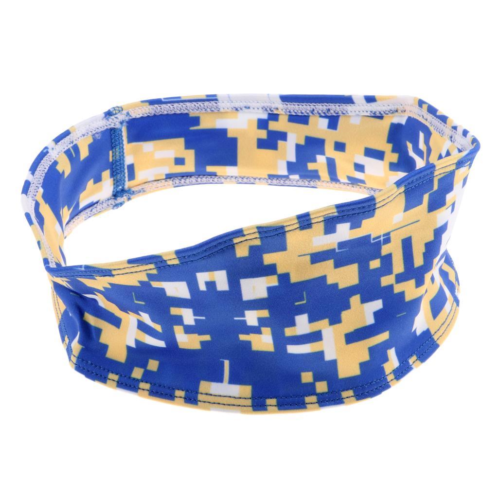 2-3pack Men Women Sports Yoga Gym Sweatband Headband Stretch Hair Band Digital
