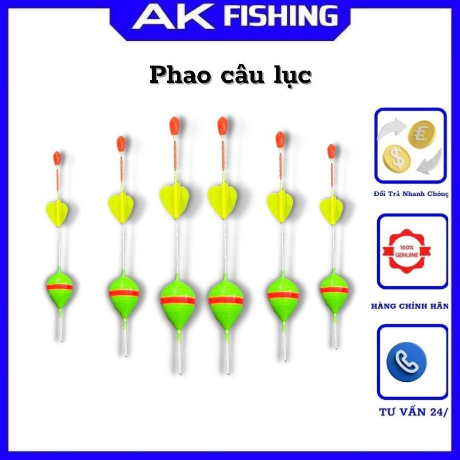 Phao câu lục câu cá ngày đêm xa bờ đầu cần dài 18cm chất lượng giá rẻ nhiều màu AKA FISHING