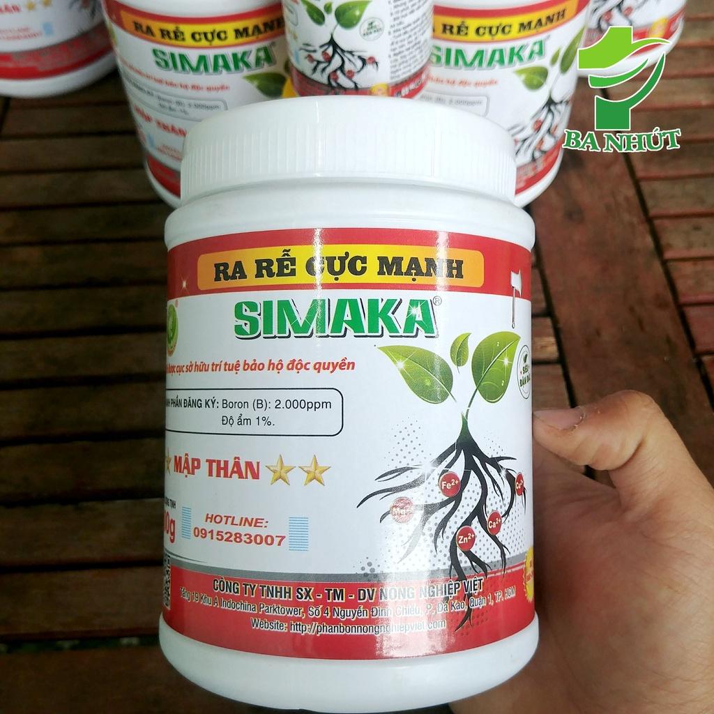 Phân Bón Kích Rễ Cực Mạnh SIMAKA Lọ 100g, 500g - Đẻ Nhánh Nhiều, Giâm Cành, Chiết Cành, Tăng Trưởng Cây Trồng