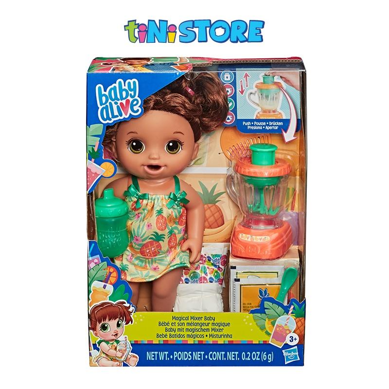 Đồ chơi bé gái Hasbro búp bê em bé xay sinh tố dứa Baby Alive