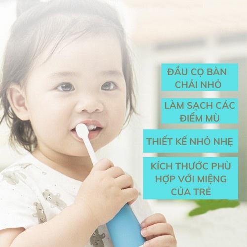 Bàn chải điện trẻ em đánh răng tự động cho bé giúp bé thích thú việc đánh răng rễ ràng hơn - Shop Movava
