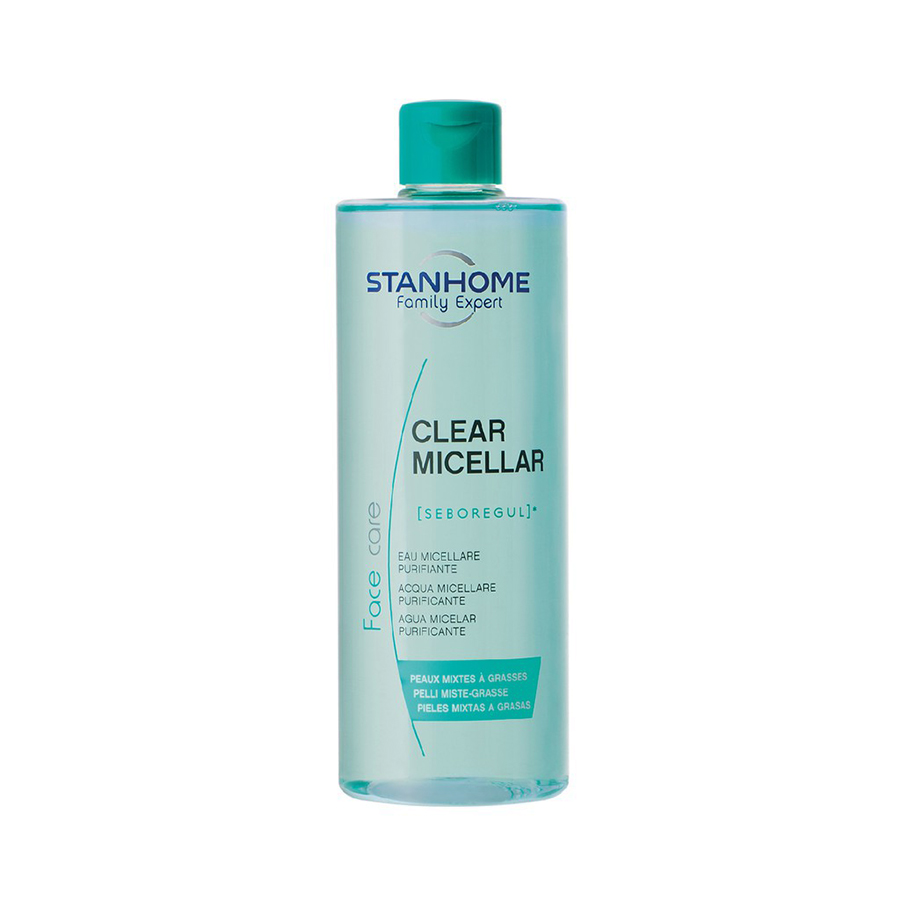 Nước tẩy trang STANHOME FAMILY EXPERT Clear Micellar Water 400ml - dành cho da mụn, da nhạy cảm