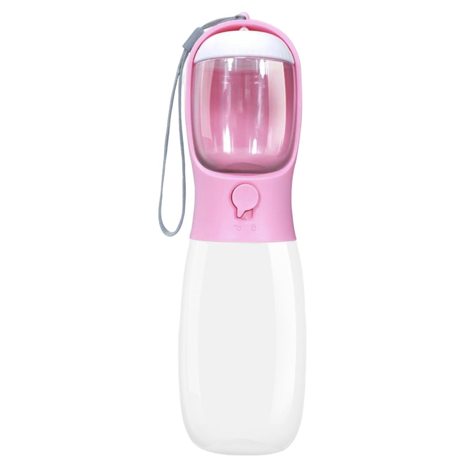2 in 1 Food Bowl Feeding Supplies Portable Dog Water Bottle for Travel Cats Walking
