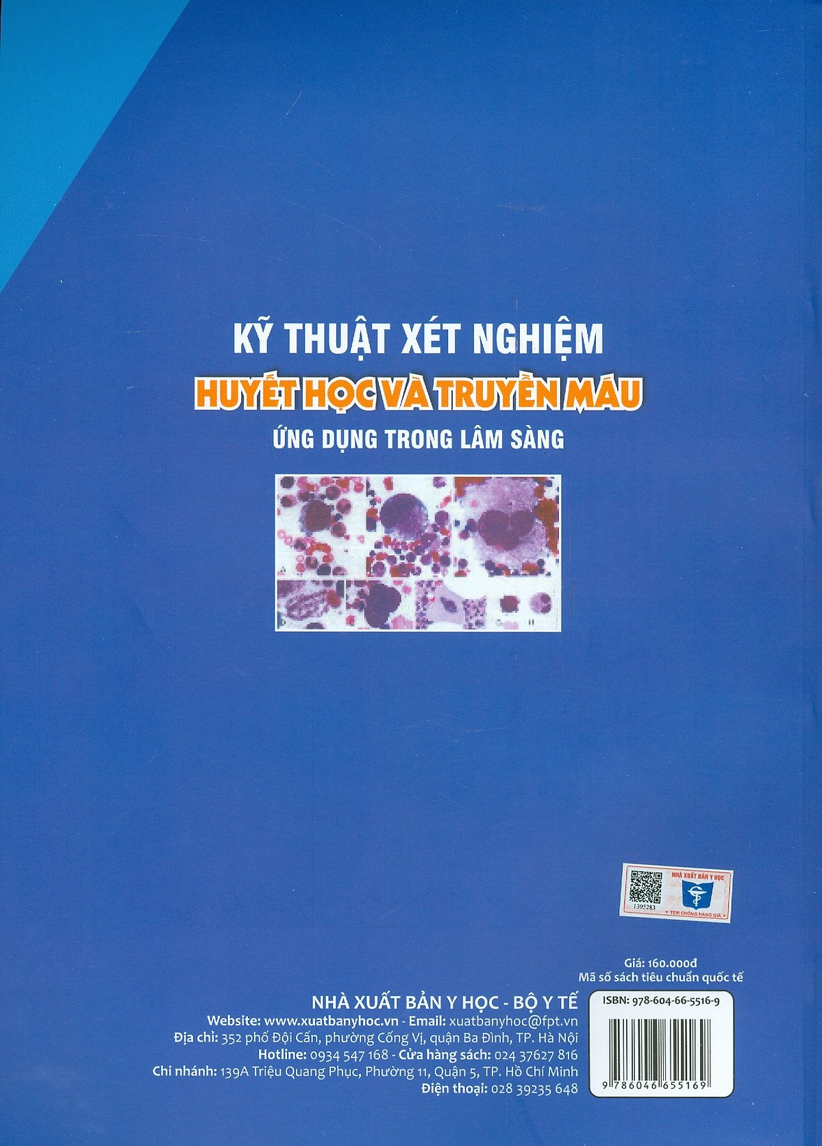 Benito - Sách - Kỹ thuật xét nghiệm huyết học và truyền máu ứng dụng trong lâm sàng - NXB Y học
