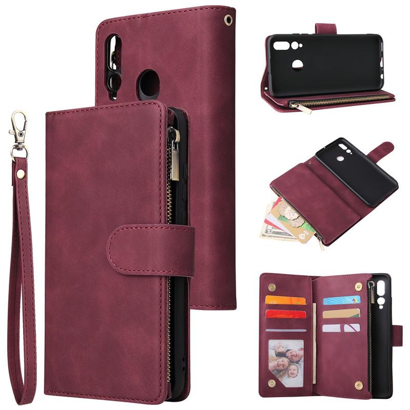 Bao Da Nắp Gập Có Ngăn Đựng Thẻ Đa Năng Cho Xiaomi Poco F2 Pro Redmi 8 8a Note 8 Pro Note 8t Note 7 Pro Note 7s Rem 7a