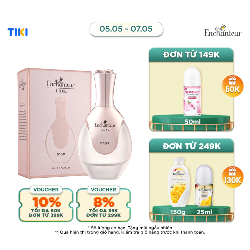 Nước hoa cao cấp Enchanteur LUXE D'OR 50ml