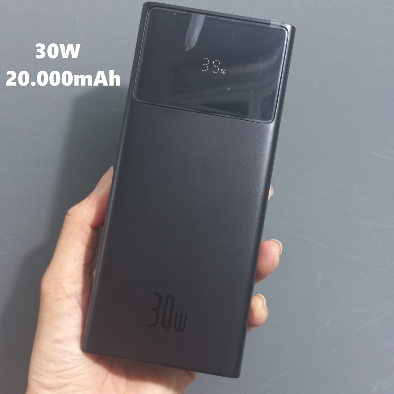Pin dự phòng sạc nhanh 30W / 22.5W  3 cổng sạc có  LEd hiển thị 20000/ 30000mAh Baseus Star Lord _ Hàng chính hãng