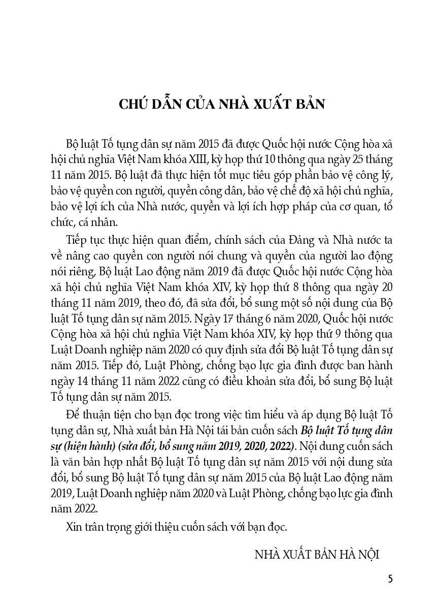 Bộ Luật Dân Sự + Bộ Luật Tố Tụng Dân Sự