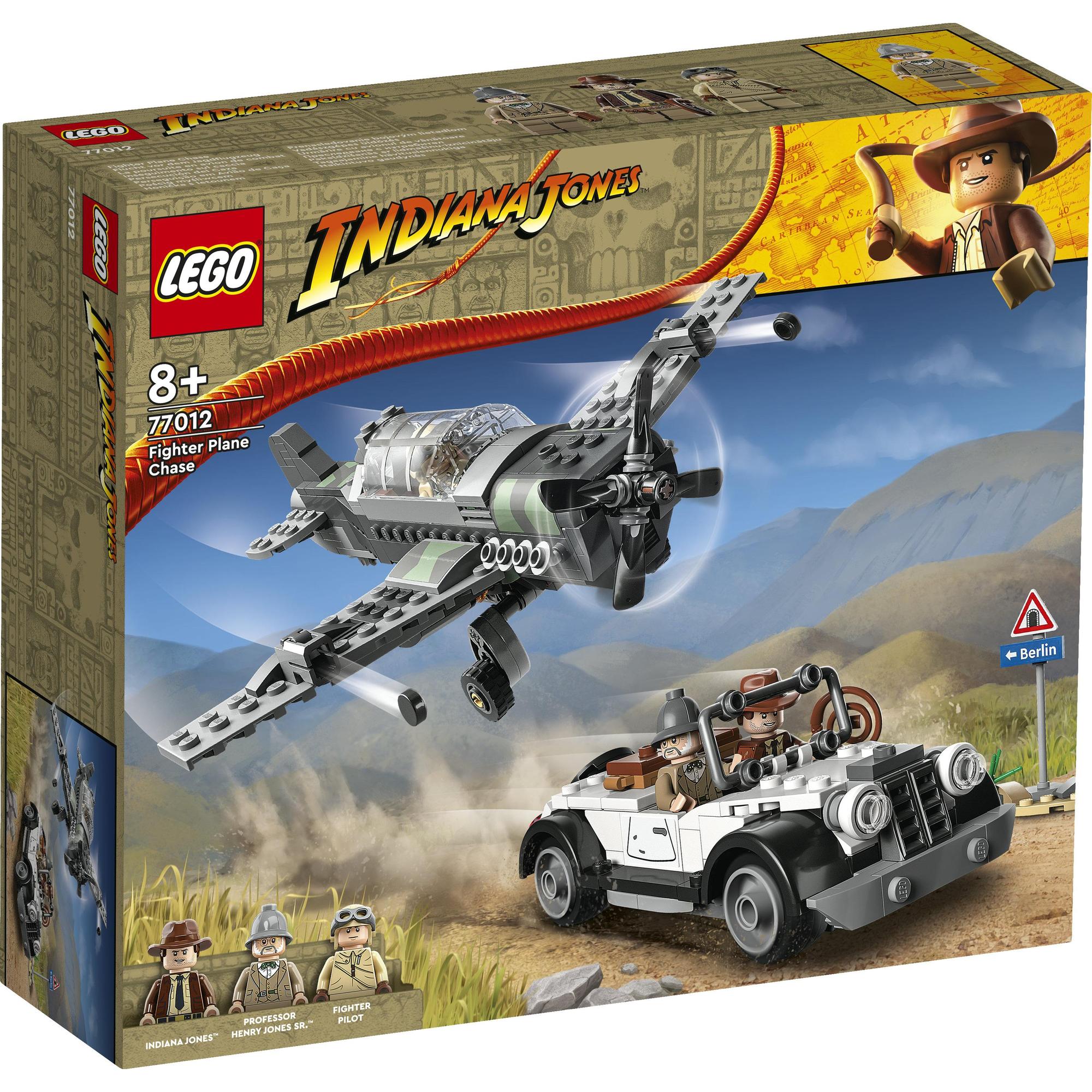 LEGO Indiana Jones 77012 Cuộc Rượt Đuổi Phi Cơ Chiến Đấu (387 chi tiết)