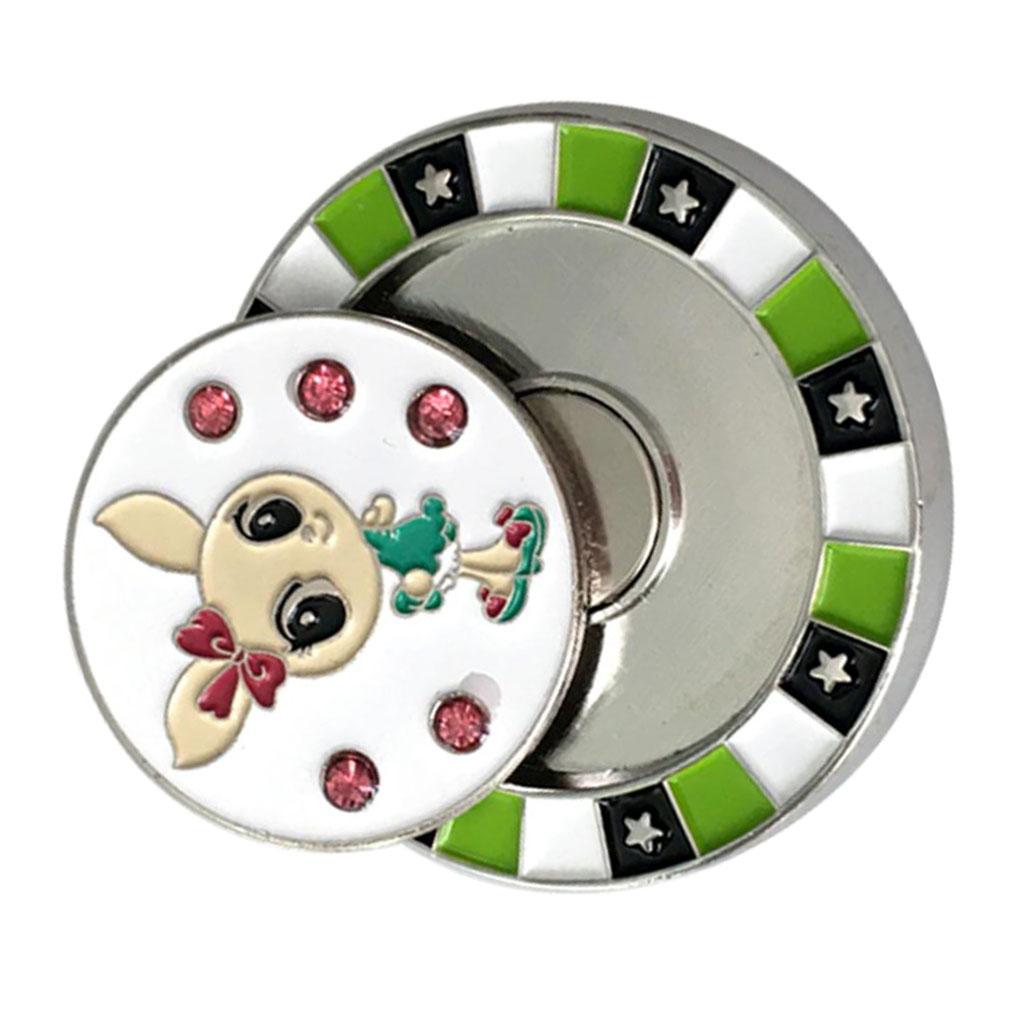 Magnetic Golf Ball Markers, Golf Accessories & Golf Gifts for Men Women Kids - Standard Size