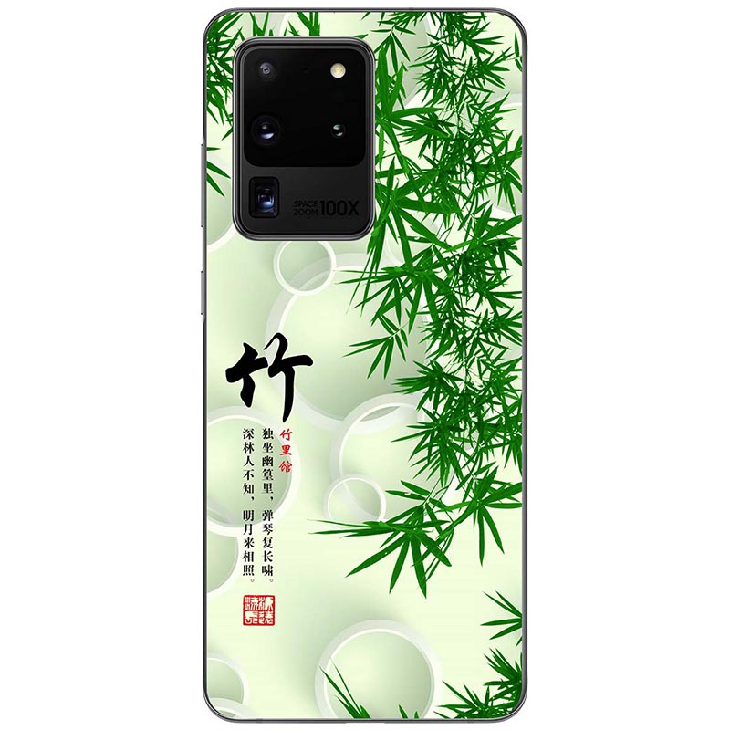 Ốp lưng dành cho Samsung S20 Ultra mẫu Cành trúc