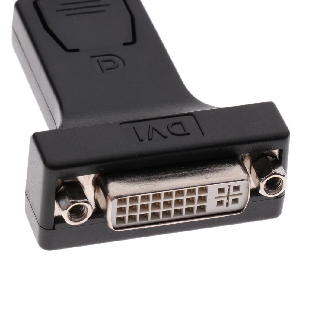 DP To DVI, Male To 24+5 Pin Female HD Adapter Convertor Single Link For PC