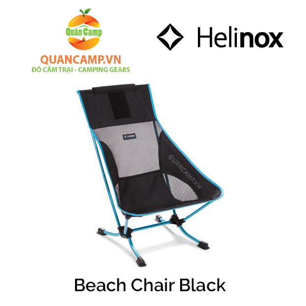 Ghế dã ngoại xếp gọn Helinox Beach Chair Black