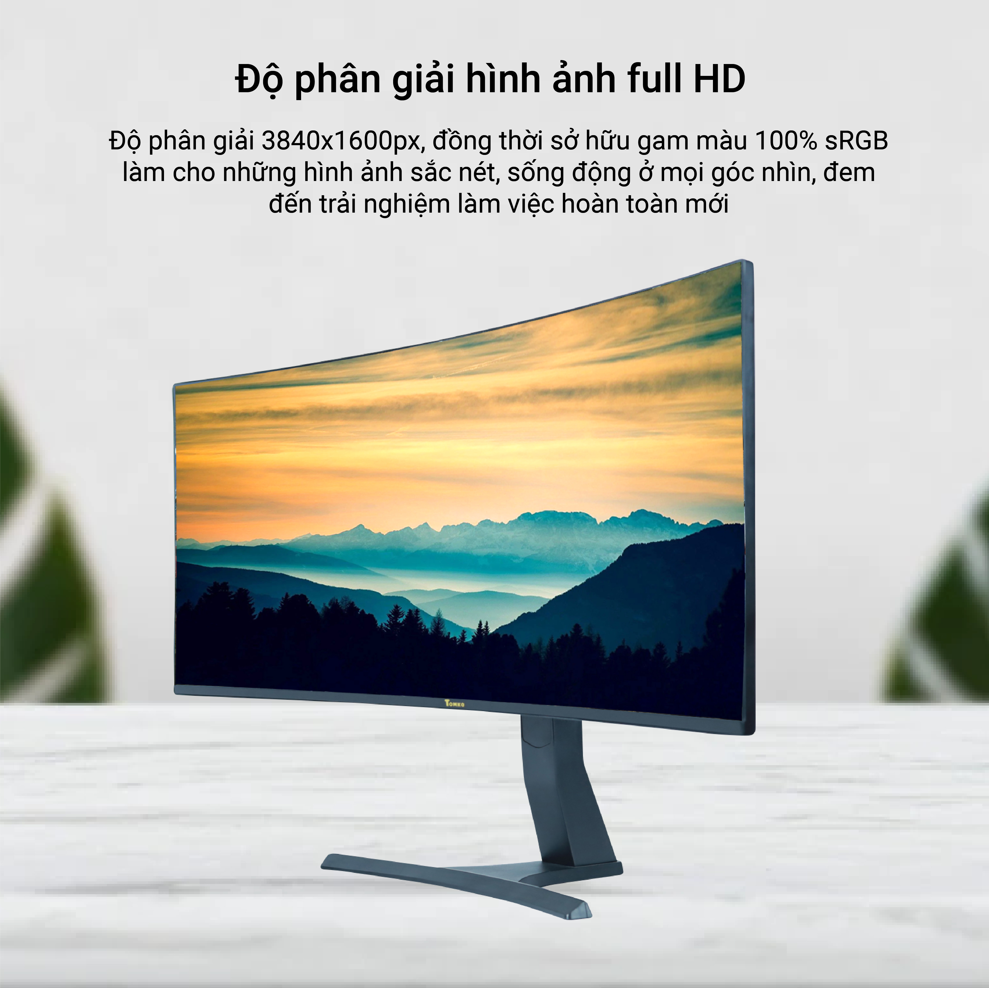 Màn Hình máy tính TOMKO GX389Q 38&quot; 4K 165Hz IPS Radeon FreeSync 1ms - Hàng Chính Hãng