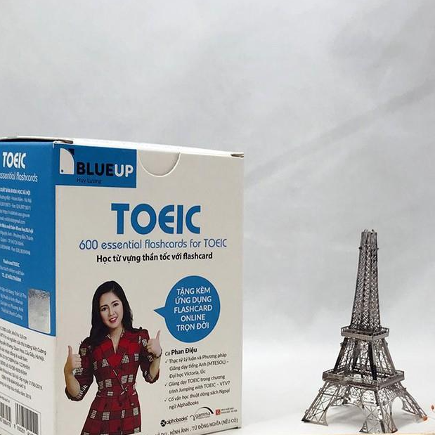 Sách - Blueup Toeic - Học 600 từ vựng thần tốc với flashcard