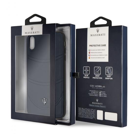 Bao Da, Ốp Lưng dành cho Iphone XsMAX- hiệu xe Maserati - HÀNG NHẬP KHẨU
