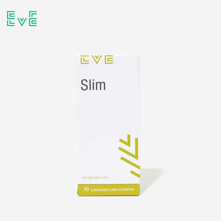 Bao cao su EVE Slim - Hộp 10 cái - Nhập khẩu chính hãng Hàn Quốc Vegan | PETA & GMP certified