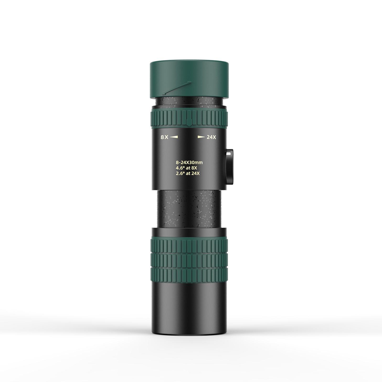 8-24X30 HD Zoom Monocular Scope for Traveling Concert Hiking Telescope