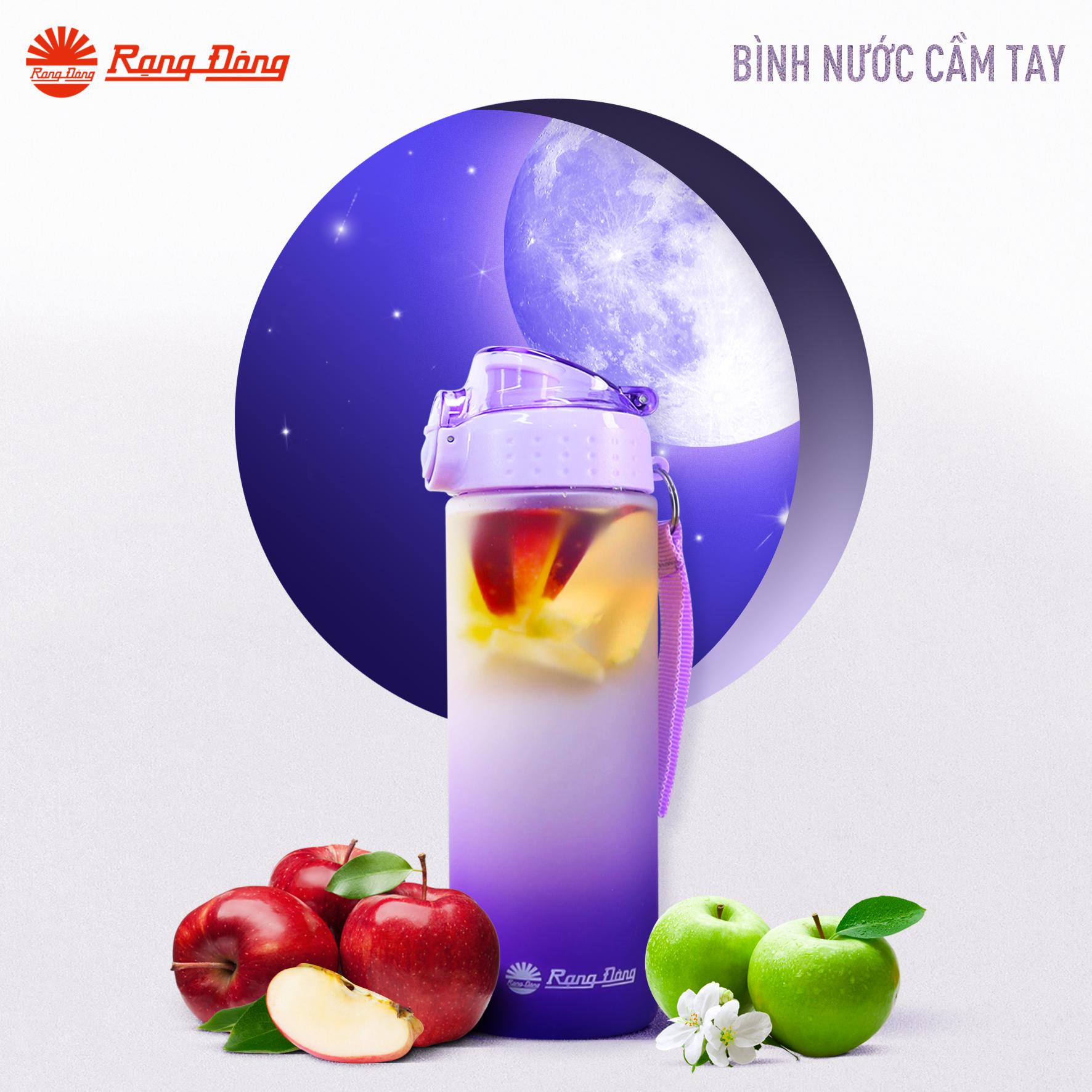 Bình nước cầm tay chính hãng Rạng Đông dung tích 0,5 lít Model: RD-05P1 giao màu ngẫu nhiên