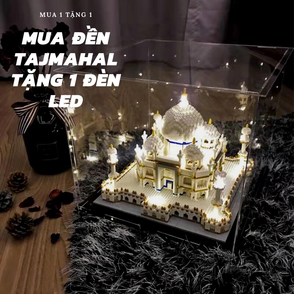 HÀNG SẴN- ĐỒ CHƠI XẾP HÌNH LẮP RÁP KIẾN TRÚC KỲ QUAN THẾ GIỚI ĐỀN MỘ TAJ MAHAL ẤN ĐỘ