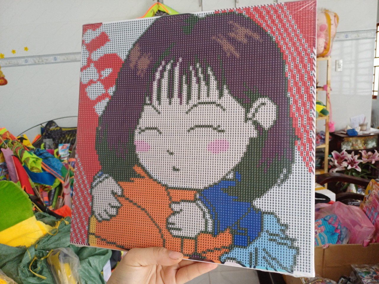 Đồ chơi tranh đính đá 30x30cm