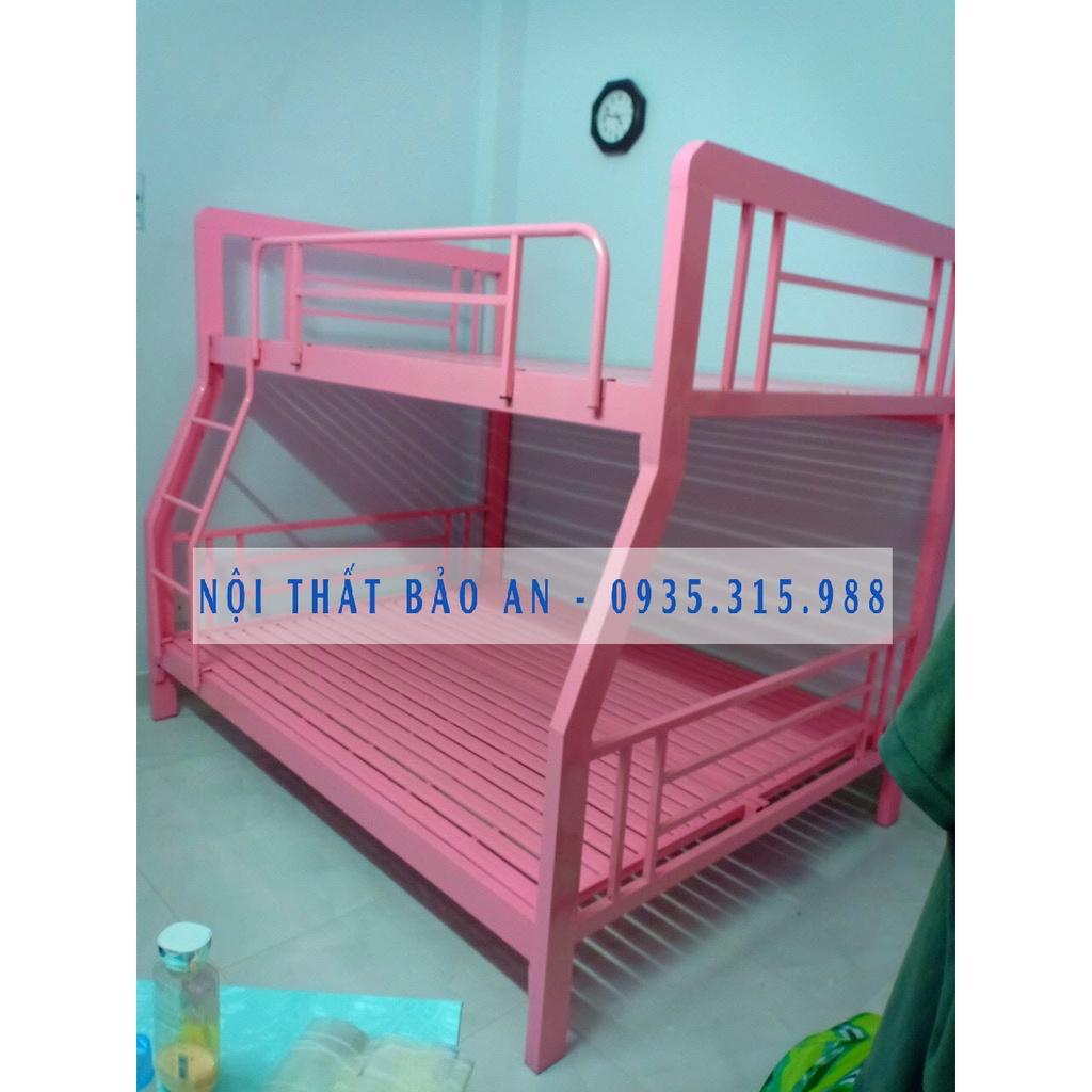 Giường sắt tầng hộp vuông sắt 4x8 nhiều kích thước và màu sắc