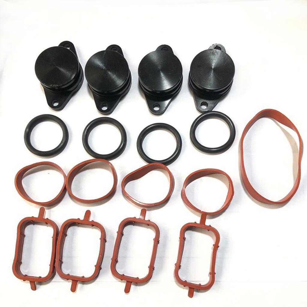 4 Set 22mm Swirl Flap Blanking Bungs Kit for BMW E60 E61 E90