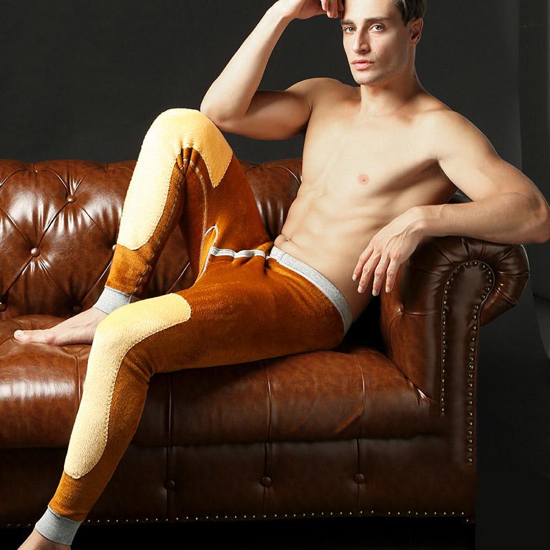 Nhiệt Quần Lót Nam Ấm Quần Len Nam Cotton Dày Ấm Quần Lót Quần Nam Mùa Đông Ấm Quần Nam Dài johns