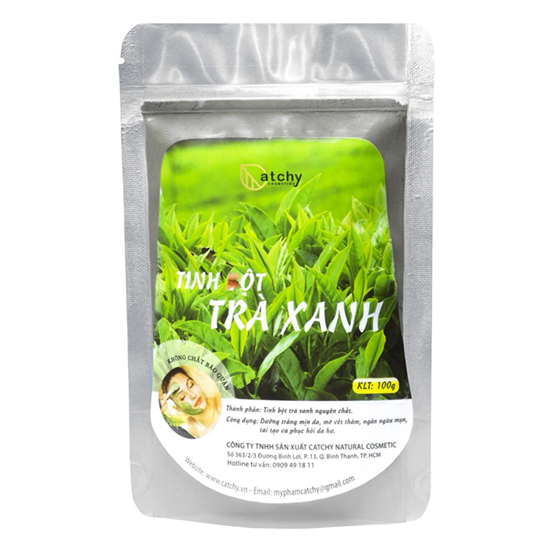 Tinh Bột Trà Xanh Catch (100g)