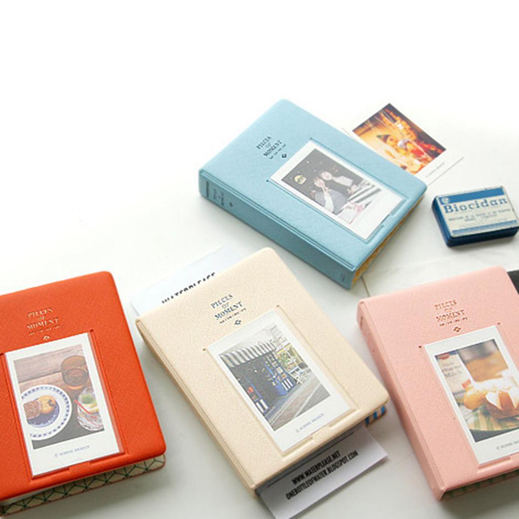 Photo Album Storage Case Mini 64 Photos for Black