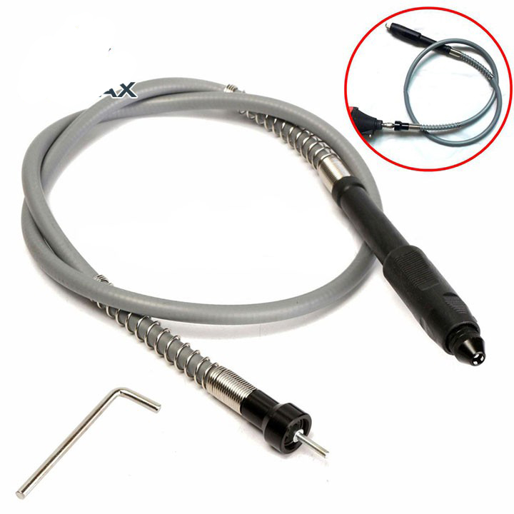 Dây nối dài máy khoan chuyển thành máy mài khắc mini và bộ phụ kiện cắt mài đánh nhám làm sạch 41 chi tiết