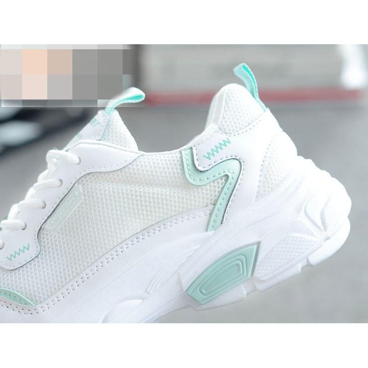 Giày sneaker nữ (trắng xanh) 000024