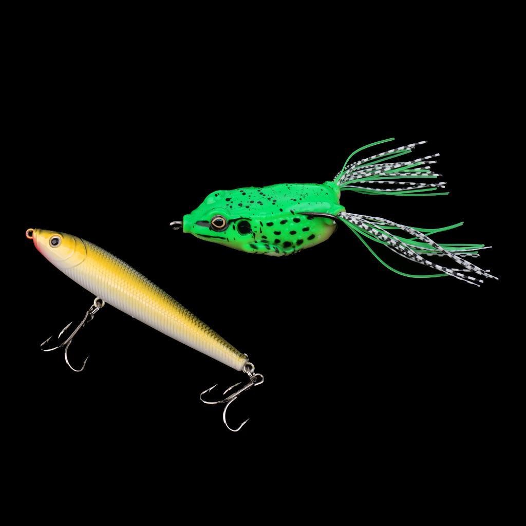 106Pcs/lot Fishing Lure Kit Soft&Hard Lures Spoon Baits Fishing Accessories