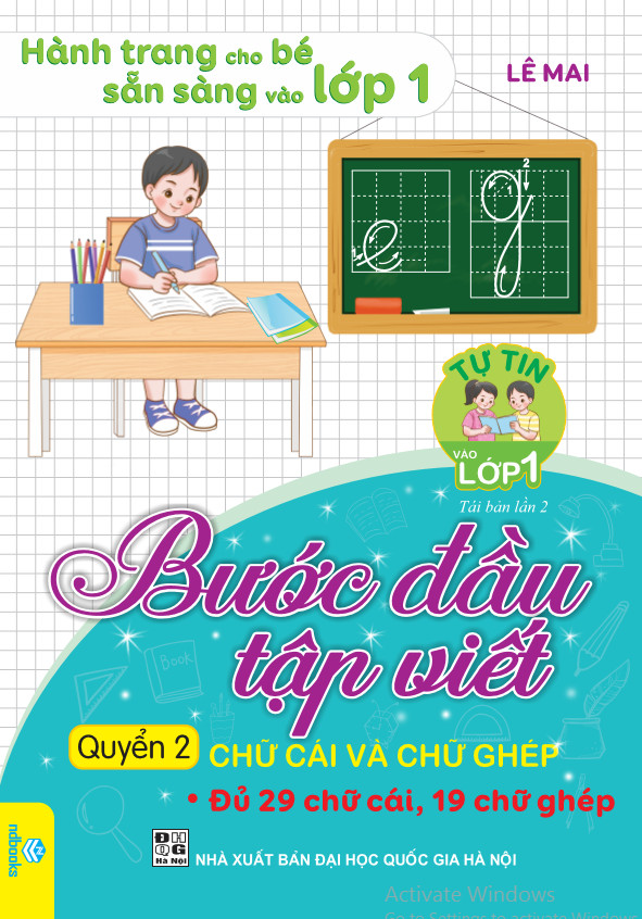 Combo 2 cuốn Bước đầu tập viết