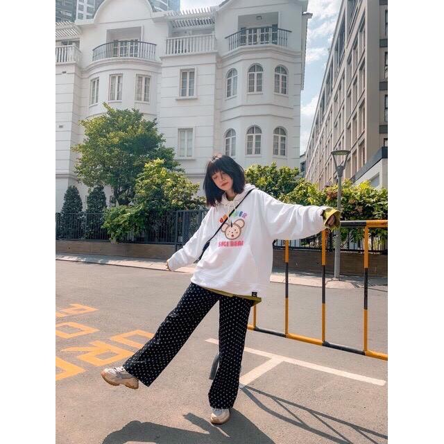 Áo Hoodie Nỉ Bông in UNCOVER MOKEY Form Rộng Unisex Nam Nữ Couple Ulzzang KUN