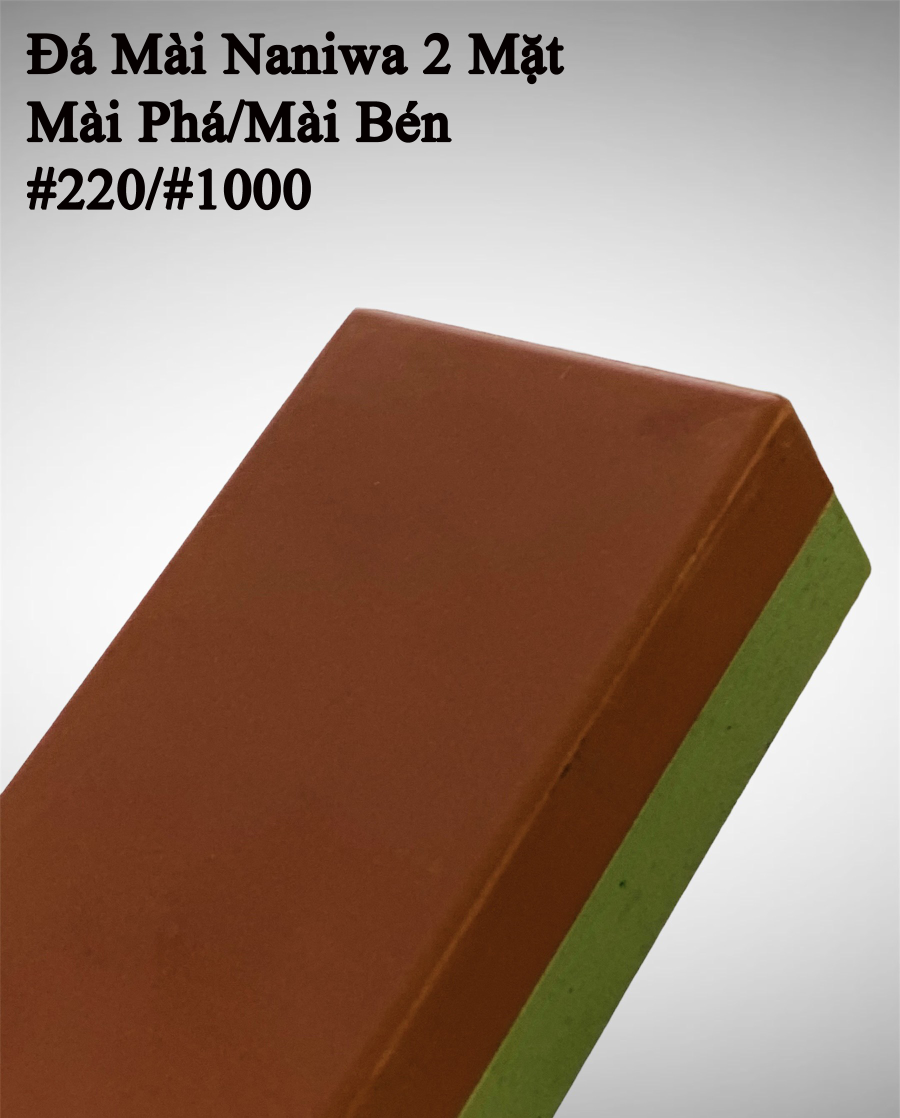 Đá Mài Nhật Bản Naniwa 2Mặt: Mài Phá/Bén #220/#1000, MS-502/510 (170X55X30)- TsubameSanjo Japan Shop