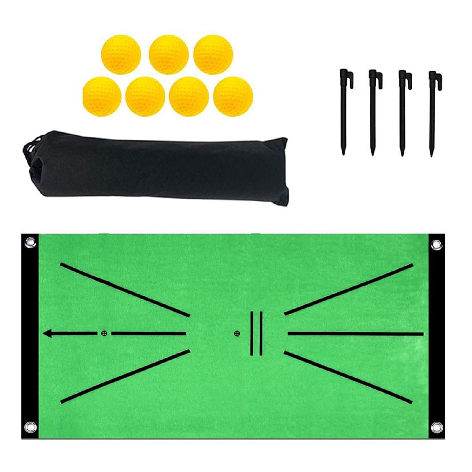 Backyard Golf Training Mat Indoor Outdoor Training Aid Fairway Mat for Golf Practice