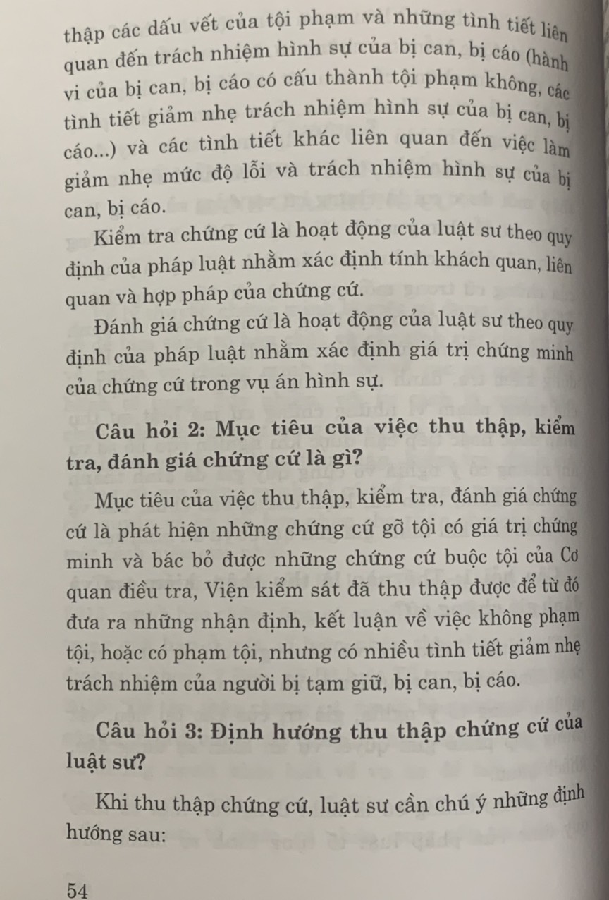 Cẩm nang hướng dẫn thực hành đại diện tranh tụng trong vụ án hình sự