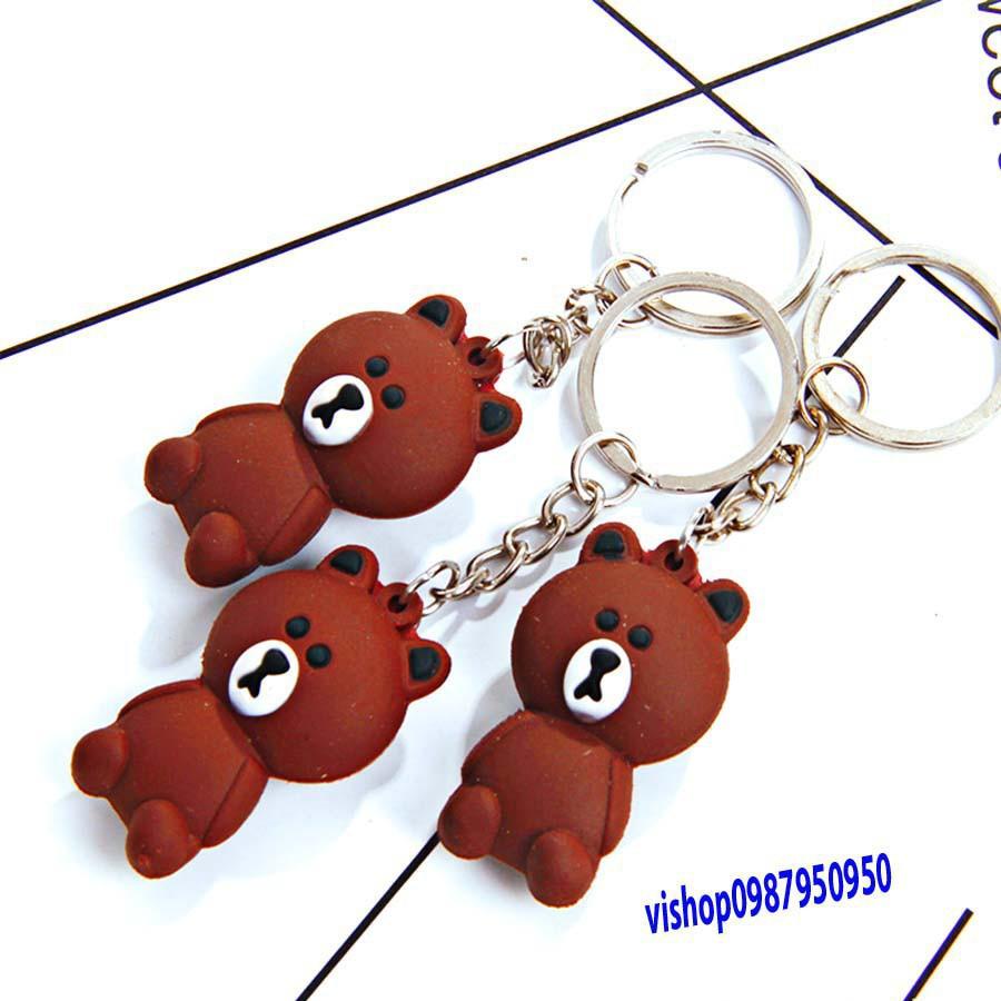 MÓC KHÓA GẤU BUỒN BROWN mã MM7205