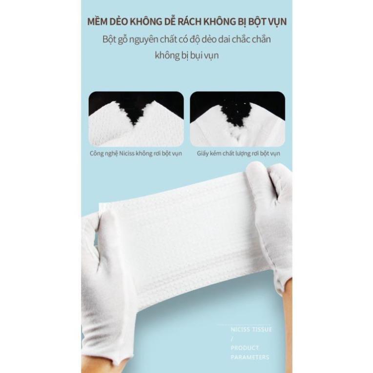 Lốc 10 Gói khăn giấy rút Minibear Nhật 300 tờ, chuyên dùng cho mẹ và bé.