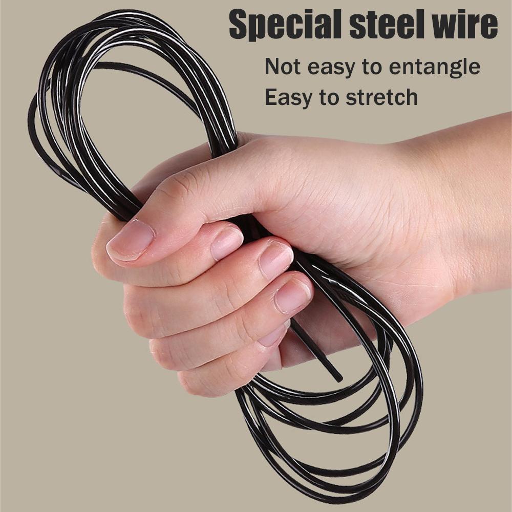 Trọng Số Đầu Ngón Tay Dây Nhảy Lưu Trữ Với Hộp Chống Trơn Trượt Tay Cầm Crossfit Tập Gym Tập Thể Hình Tại Nhà Không Dây Nhảy Dây