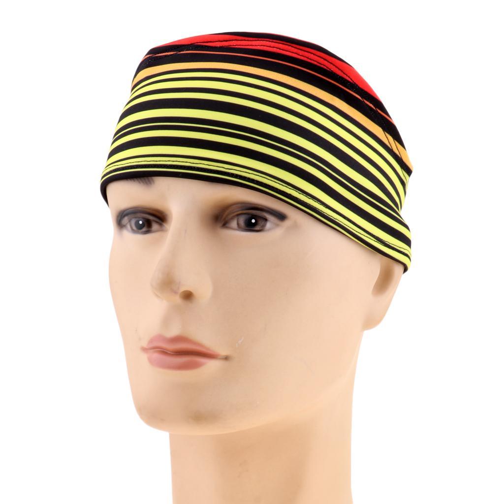 2-3pack Men Women Sports Yoga Gym Sweatband Headband Stretch Hair Band Yellow