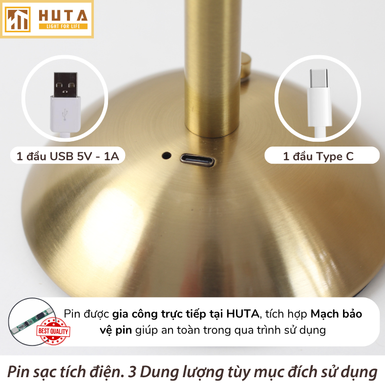 Đèn Led Quầy Bar HUTA Light For Life RESBED3 Cảm Ứng Tích Điện, Điều Chỉnh Ánh Sáng Vàng