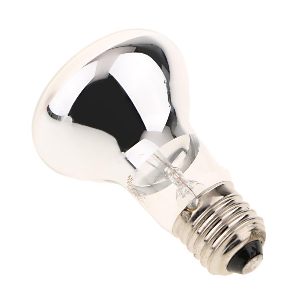 2 Pcs Glass Reptile Heat Emitter Lamp Heater Bulb for Reptiles, Chicken Coop