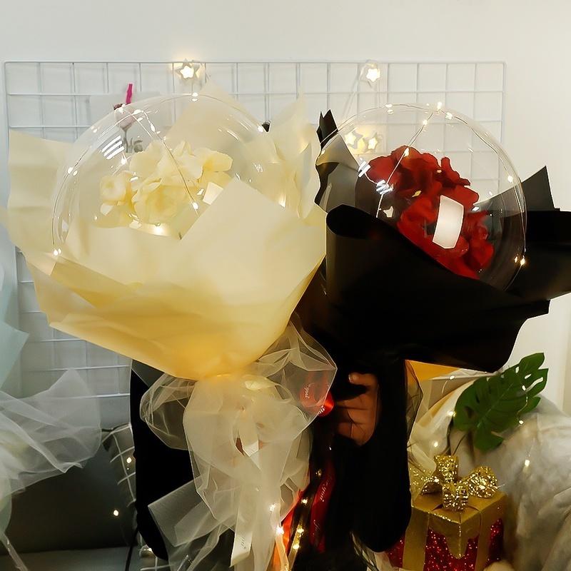 Bong Bóng Bobo Có Đèn LED Phát Sáng Độc Đáo Trang Trí Tiệc Cưới/ Tiệc Sinh Nhật