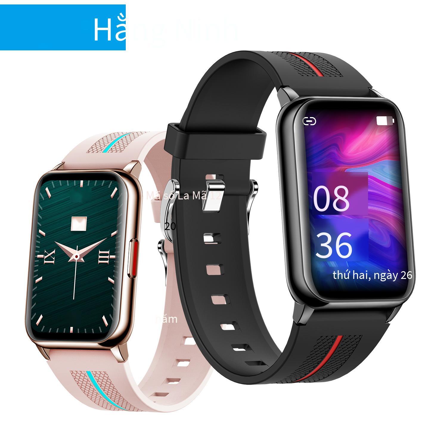 Ưu đãi đặc biệt sản phẩm mới Vòng đeo tay thông minh H76 1.57 inch tập thể dục nhịp tim huyết áp oxy máu Đồng hồ Amazon chống nước IP68