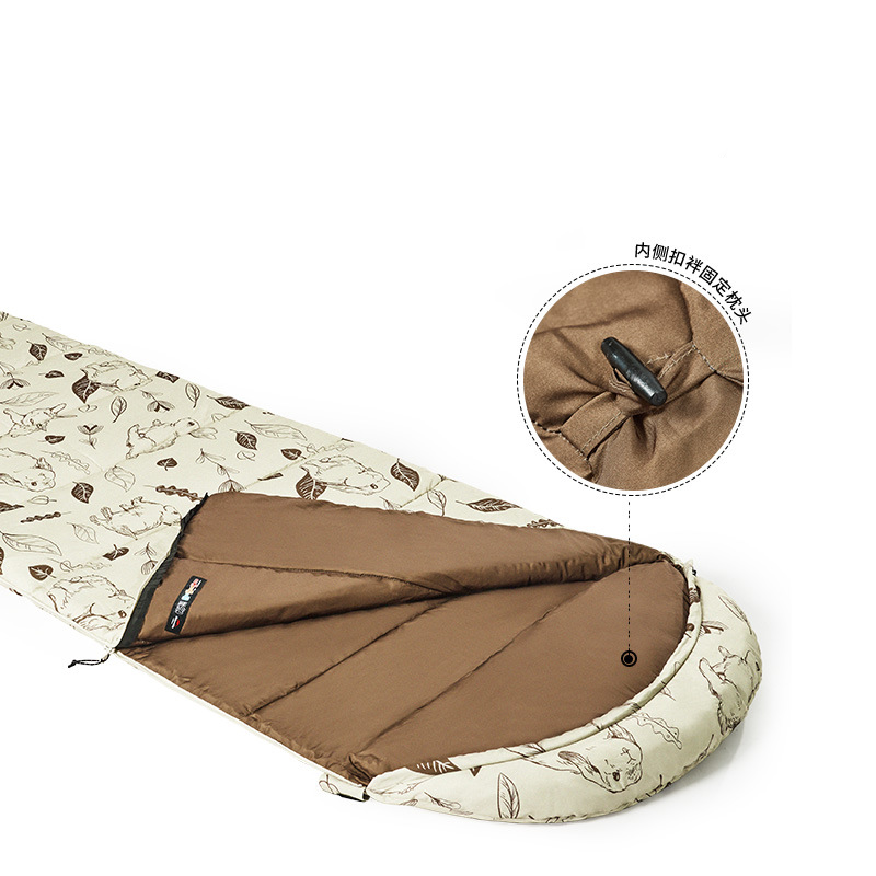 Túi ngủ cotton họa tiết con thỏ Naturehike CNH22SD015 / MT180
