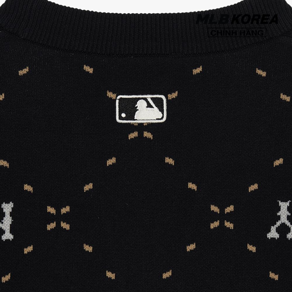 MLB - Áo khoác cardigan unisex tay dài Diamond Monogram 3AKCM0431