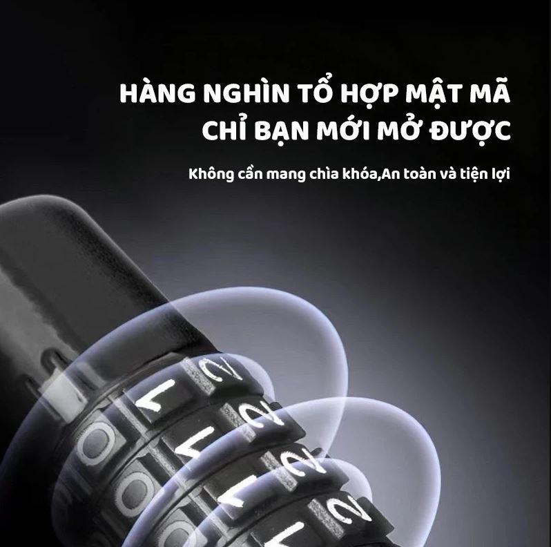 Ổ Khoá Mật Mã 4 Số Chữ U Mini D Danido – Chống Trộm Hiệu Quả, Bảo Mật Cao, Thay Đổi Mật Khẩu Linh Hoạt